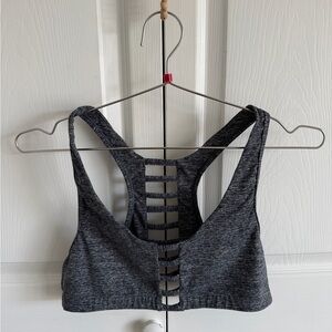 Victoria's Secret PINK Ladder Cutout Ultimate Unlined Reflective Logo Sports Bra